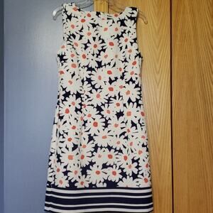 Madison Leigh Navy and White Floral Dress Sz 10